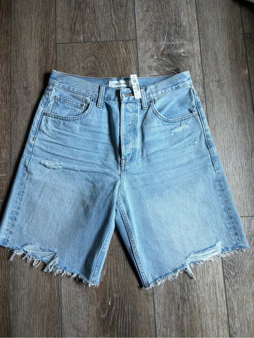 Madewell The Essex Long Baggy Short 27 New